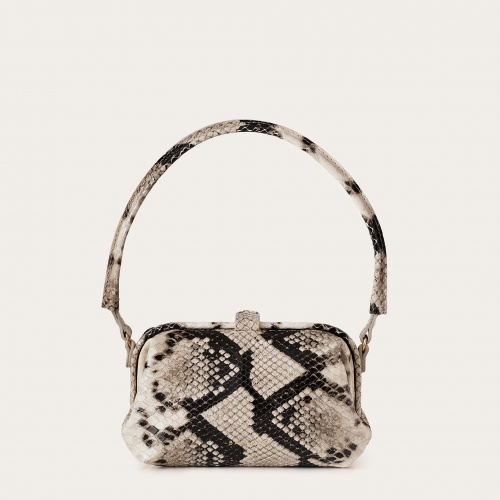 Roha Bag S, off white python pattern #2240